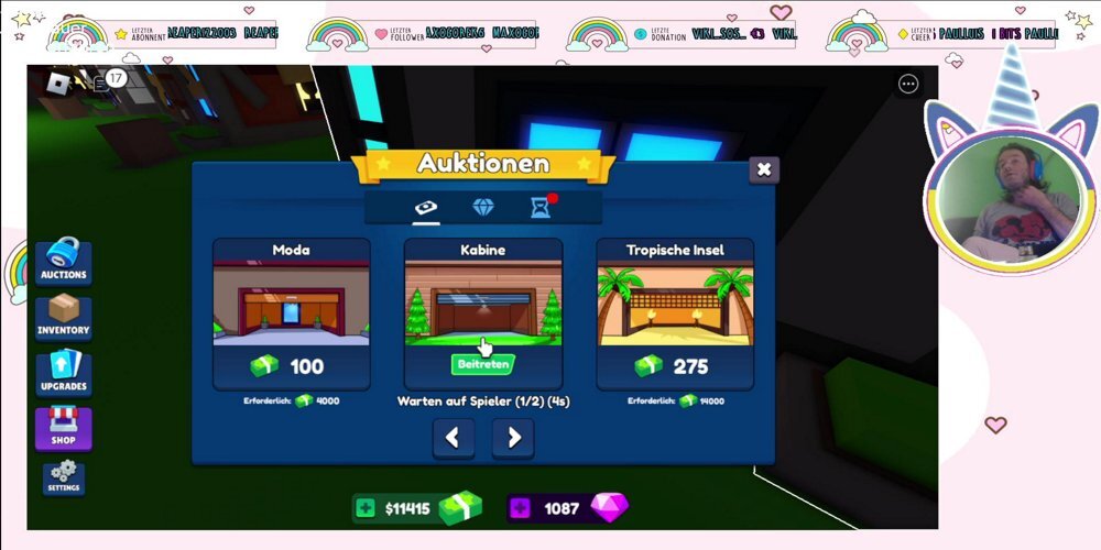 ich bin Live gegangen 
Schaut doch gerne mal vorbei!
#Twitchde #Einhorn #Follow #Twitch
#gaming #twichstreamer 
ROBLOX ift.tt/guyDtMN