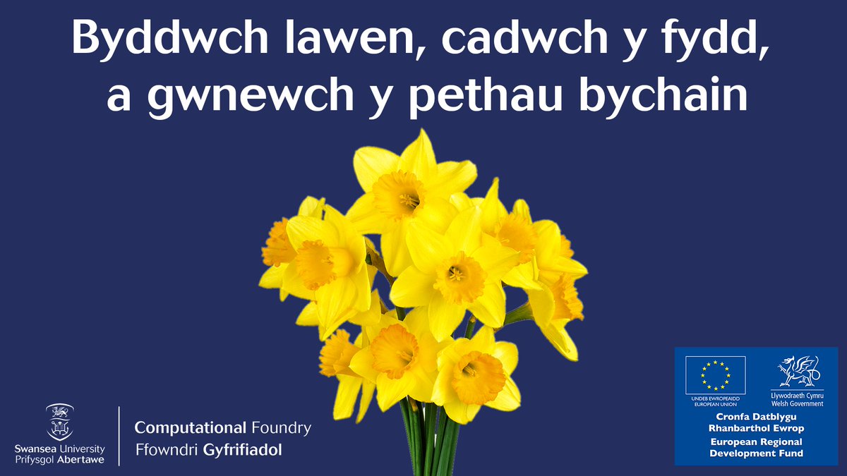 Swansea University Computational Foundry (@compfoundry) on Twitter photo Dydd Gลตyl Dewi Sant Hapus i ein dilynwyr ac ein ffrindiau!
Byddwch lawen, cadwch y fydd, a gwnewch y pethau bychain.
#DyddGwylDewi
๐ด๓ ง๓ ข๓ ท๓ ฌ๓ ณ๓ ฟ๐ด๓ ง๓ ข๓ ท๓ ฌ๓ ณ๓ ฟ๐ด๓ ง๓ ข๓ ท๓ ฌ๓ ณ๓ ฟ๐ด๓ ง๓ ข๓ ท๓ ฌ๓ ณ๓ ฟ
Happy St David's Day to our followers and friends!
Be joyful, keep the faith, and do the little things.
#StDavidsDay Dydd Gลตyl Dewi Sant Hapus i ein dilynwyr ac ein ffrindiau!
Byddwch lawen, cadwch y fydd, a gwnewch y pethau bychain.
#DyddGwylDewi
๐ด๓ ง๓ ข๓ ท๓ ฌ๓ ณ๓ ฟ๐ด๓ ง๓ ข๓ ท๓ ฌ๓ ณ๓ ฟ๐ด๓ ง๓ ข๓ ท๓ ฌ๓ ณ๓ ฟ๐ด๓ ง๓ ข๓ ท๓ ฌ๓ ณ๓ ฟ
Happy St David's Day to our followers and friends!
Be joyful, keep the faith, and do the little things.
#StDavidsDay