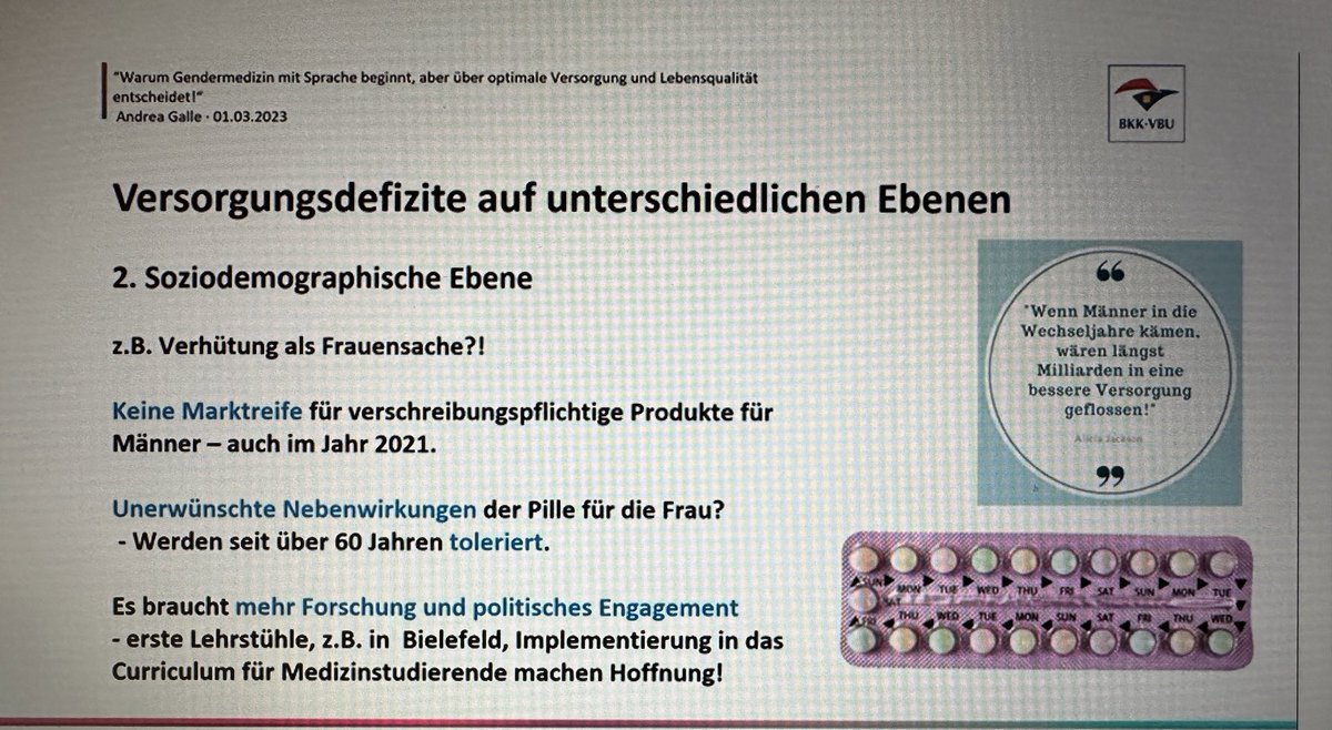MirjamBauer's tweet photo. #DIHC23 #Diversity in #Health Congress Tag 2
👉A. Galle Vorständin @BKK_VBU mit top Vortrag zur #Gendermedizin
👉 Buchvorstellung Mission possible @WankeCornelia @SusanNiemeierRN: Gleichberechtigung im Gesundheitswesen fängt bei uns selbst an, jede:r kann, mit Mut + Anstrengung https://t.co/ooirA3z9P4
