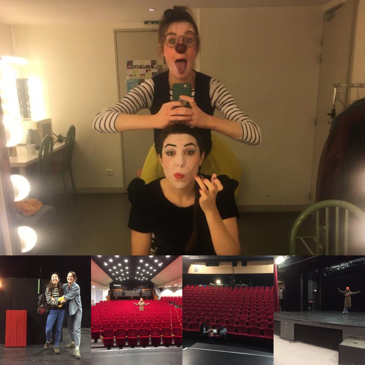 🔦 Aujourd'hui, les Sœurs Lampions mettent un coup de projo sur la 1ère partie de leur tournée qui s'est jouée avec Kattioushka accompagnée de Ciboulette

🎁 Quel beau cadeau de jouer le Bestiaire avec une nouvelle partenaire dans de belles salles et pour un beau public #handicap