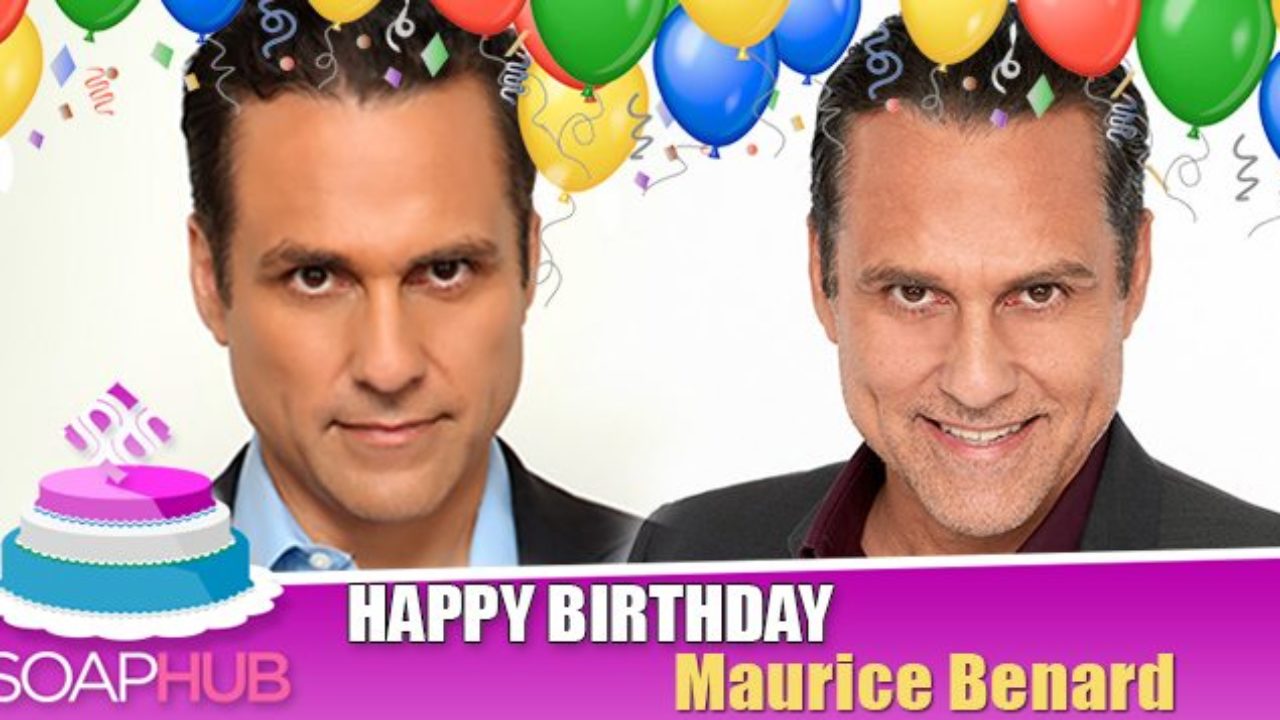 Happy 60th Birthday to Maurice Benard, General Hospital. 