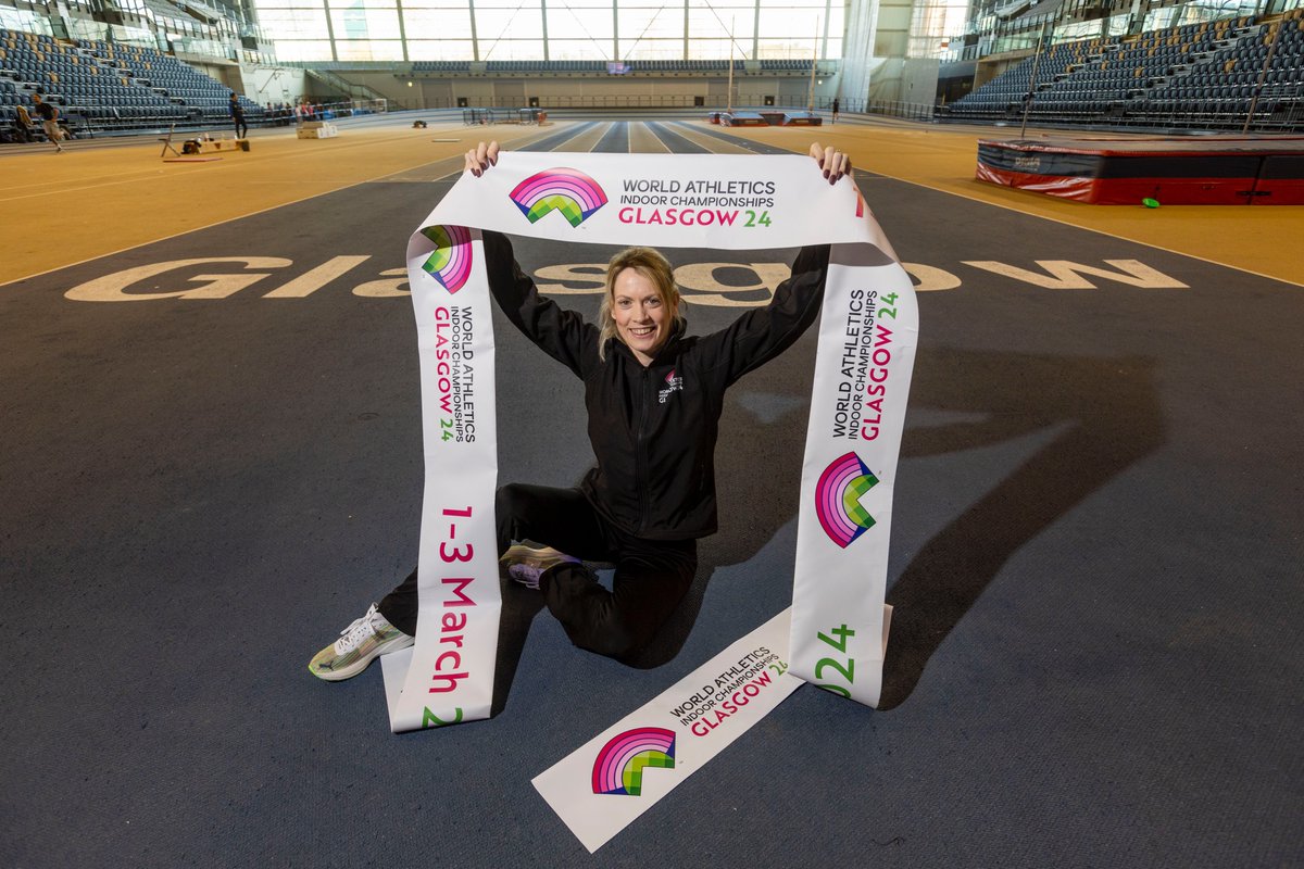 ONE YEAR TO GO #WICGlasgow24 #SALbelong Key role @EilidhDoyle for @WorldAthletics Indoors @EmiratesArena next year - register now for tickets scottishathletics.org.uk/83812-2/ @SALChiefExec @SALDevelopment @MarkMunr0 @sebcoe @AthleticsWeekly @SAL_Coaching @OvensDavid 📷 @jeffholmes24