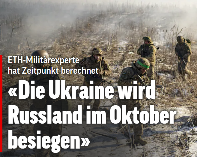 Vielleicht wäre es intelligenter, sich über Friedensverhandlungen Gedanken zu machen statt ständig den nahen Sieg herbeizureden.