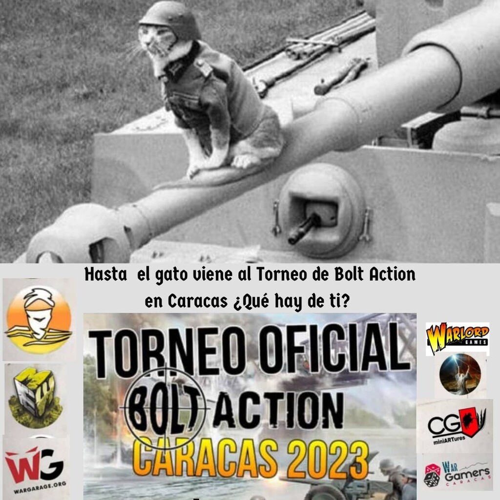 Herr Kommandant Kätzchen ya escogió su bando ¿Cuál ejército vas a jugar o te gustaría jugar en este torneo?

La cita es este sábado 4 de marzo en los espacios de @cava_scale 

<a href="/thebeduino/">BEDUINØ</a>.2 
@miniaturas_estadio_wargame 
<a href="/wargarage/">Wargarage.org</a> 
@cgminiartures 
<a href="/warga/">warga</a>… instagr.am/p/CpP4ISWOGkm/