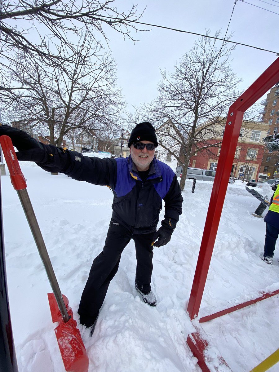 Wellington_West's tweet image. Fond farewell. Our work crew and the team from @gocreos have just started pulling down the “Mi Casa Your Casa” installations. So if you get a chance, this morning is your last chance to get out and have one last swing!