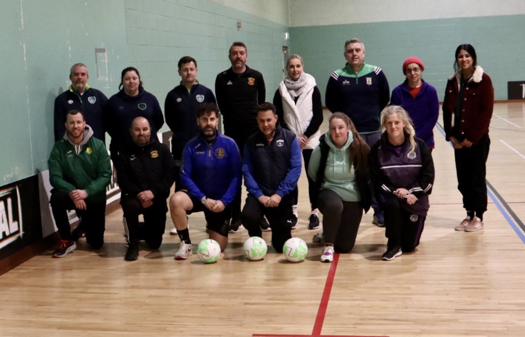 Martin Perciavalle (@m_perciavalle) on Twitter photo ๐ In a superb atmosphere and with eager to learn participants, the second module of the FAI futsal D licence was delivered yesterday.
Well done to all who completed the course. ๐๐๐ ๐<a href="/gemma_002/">Gemma Murphy</a> and @GrahamKane19 for the delivery. Big thanks to <a href="/SiiWalsh/">Simon Walsh</a> ๐ In a superb atmosphere and with eager to learn participants, the second module of the FAI futsal D licence was delivered yesterday.
Well done to all who completed the course. ๐๐๐ ๐<a href="/gemma_002/">Gemma Murphy</a> and @GrahamKane19 for the delivery. Big thanks to <a href="/SiiWalsh/">Simon Walsh</a>
