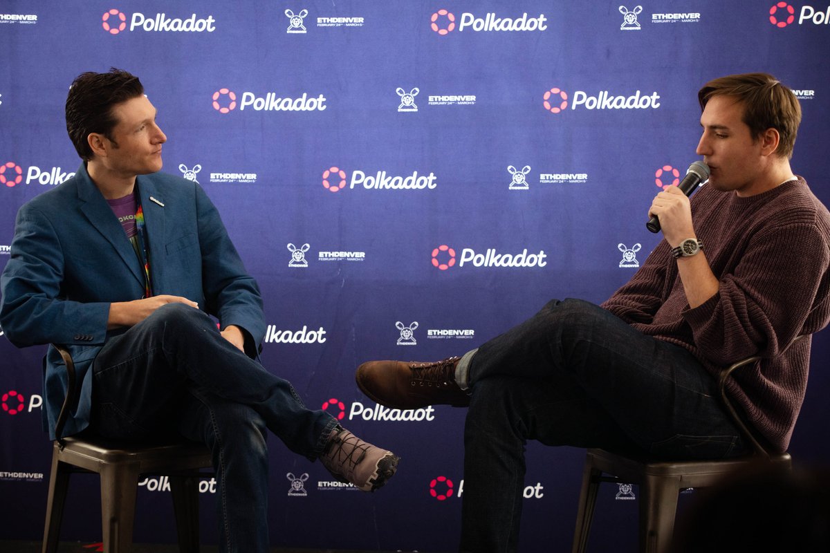 Polkadot (@polkadot) on Twitter photo 3/ On Friday <a href="/MoonbeamNetwork/">Moonbeam Network</a> <a href="/InvArchNetwork/">InvArch</a> <a href="/Apillon/">Apillon ⧓</a> <a href="/CrustNetwork/">Crust Network</a> slide into the Polkadot #ETHDenver booth.
And the following day <a href="/MantaNetwork/">Manta Network (🔱,🔱)</a> @DAM_Finance <a href="/Acurast/">Acurast</a> & Solang bring the curtain down on proceedings. 3/ On Friday <a href="/MoonbeamNetwork/">Moonbeam Network</a> <a href="/InvArchNetwork/">InvArch</a> <a href="/Apillon/">Apillon ⧓</a> <a href="/CrustNetwork/">Crust Network</a> slide into the Polkadot #ETHDenver booth.
And the following day <a href="/MantaNetwork/">Manta Network (🔱,🔱)</a> @DAM_Finance <a href="/Acurast/">Acurast</a> & Solang bring the curtain down on proceedings.