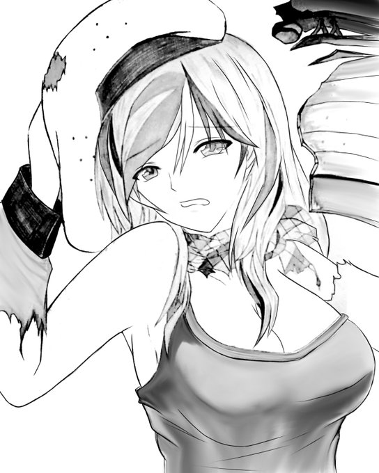 過去絵のアナログを取り込んで修正など
のこからさらに綺麗に進めるかどうかは気分次第 