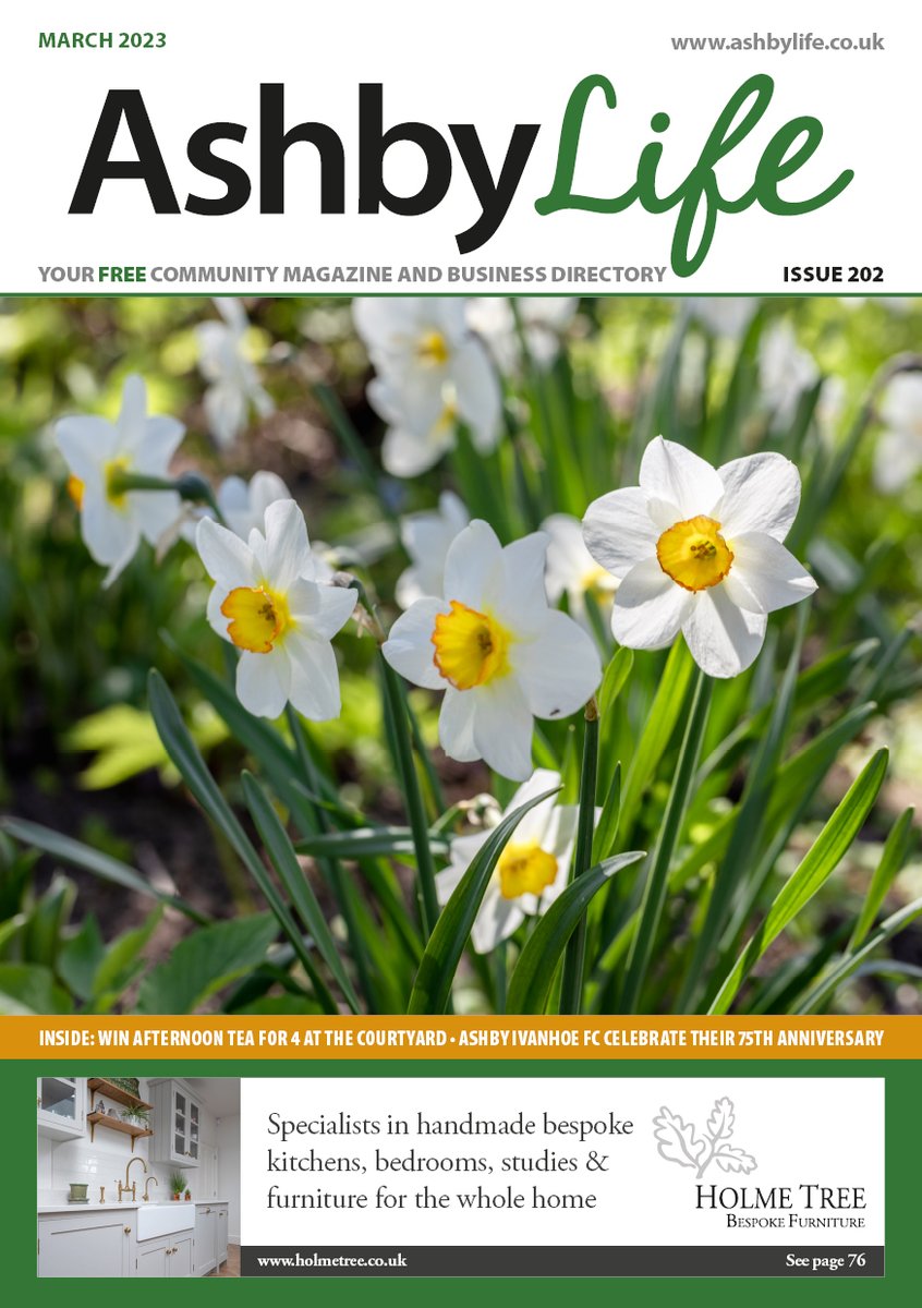 Our March magazines will be arriving through letterboxes soon! 

Inside we have this month's competition, Aldi Ashby 20 information, Ashby Town Council news &amp; Ashby Ivanhoe FC 75th Anniversary celebrations. 

Read it first here: 
ashbylife.co.uk/magazines/