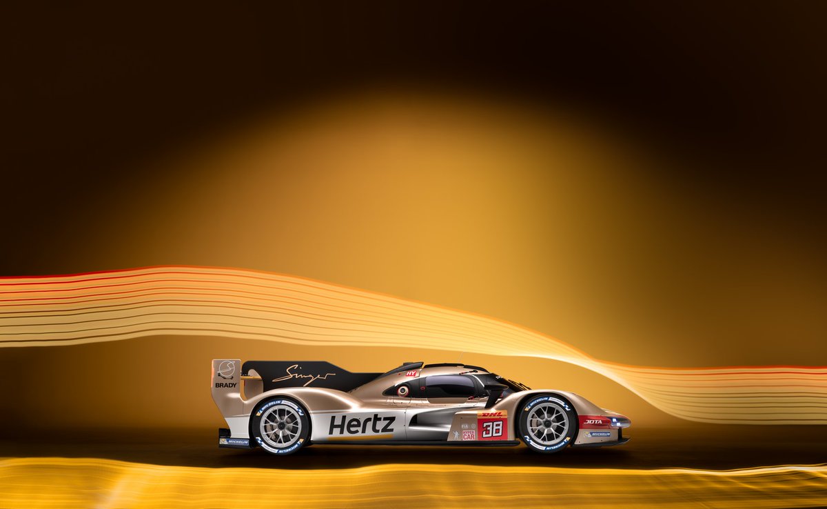 #WEC : la livrée 2023 de la Porsche 963 du Hertz Team JOTA, elle est absolument superbe !!!!
