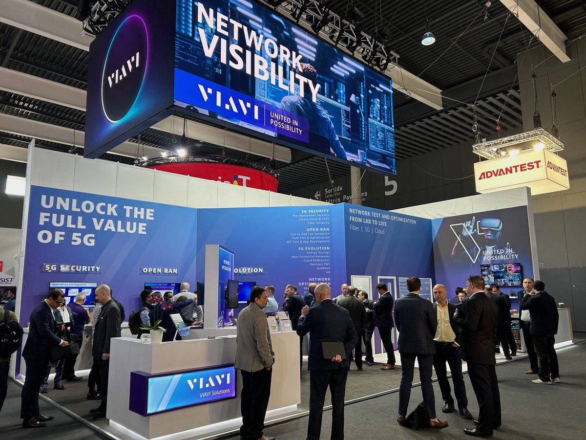 ViaviSolutions's tweet image. Tomorrow is the last day to visit our booth at MWC Barcelona Hall 5, Stand 5A18! Discover our network test and optimization solutions, from Lab to Live across Fiber, 5G and Cloud: ow.ly/iUw450N5QiC

#MWC23 #VIAVI #VIAVIsolutions #Barcelona
