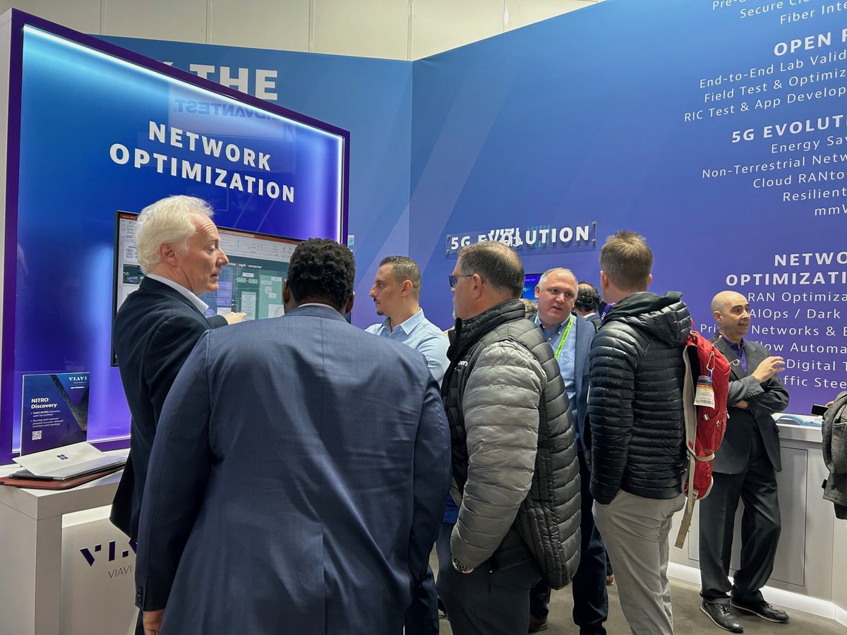 ViaviSolutions's tweet image. Tomorrow is the last day to visit our booth at MWC Barcelona Hall 5, Stand 5A18! Discover our network test and optimization solutions, from Lab to Live across Fiber, 5G and Cloud: ow.ly/iUw450N5QiC

#MWC23 #VIAVI #VIAVIsolutions #Barcelona