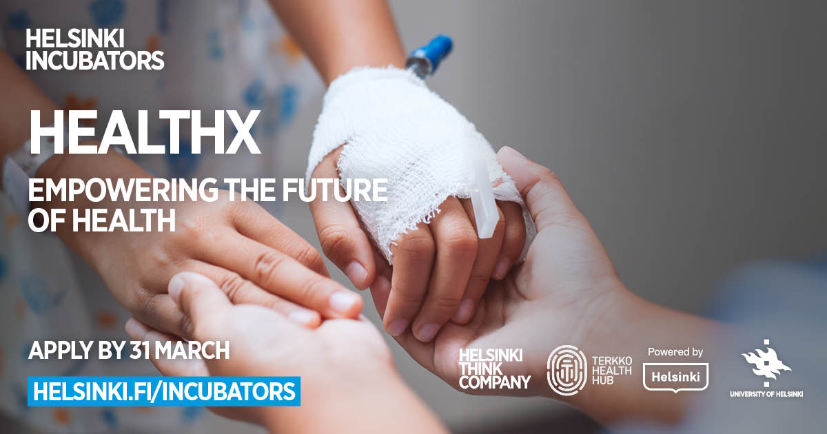 🔬🧬Our <a href="/helsinkiuni/">University of Helsinki</a> HealthX programme is back for another round! Are you ready to empower the future of health and develop an impactful solution in #HealthTech, #AnimalHealth, #MentalHealth, #Pharma, or beyond?

Read more &amp; apply by 31 March! 👇🏻
helsinki.fi/en/networks/he…