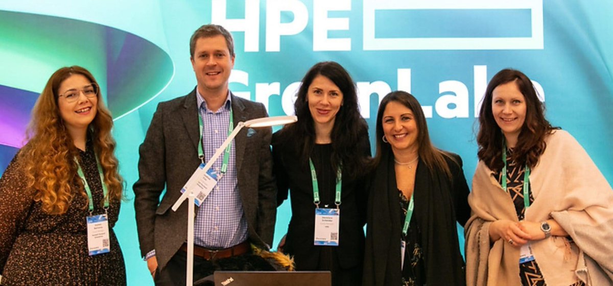 EventI4d's tweet photo. 👉 You can tell by our smiles that the I4D team is excited to support HPE's presence at @MWCHub  Barcelona 2023 ✅
#i4Devents #team #MWC23 #HPE #events #inovations #mobile #world #congress #partnerships https://t.co/xO4gsN1ZkY