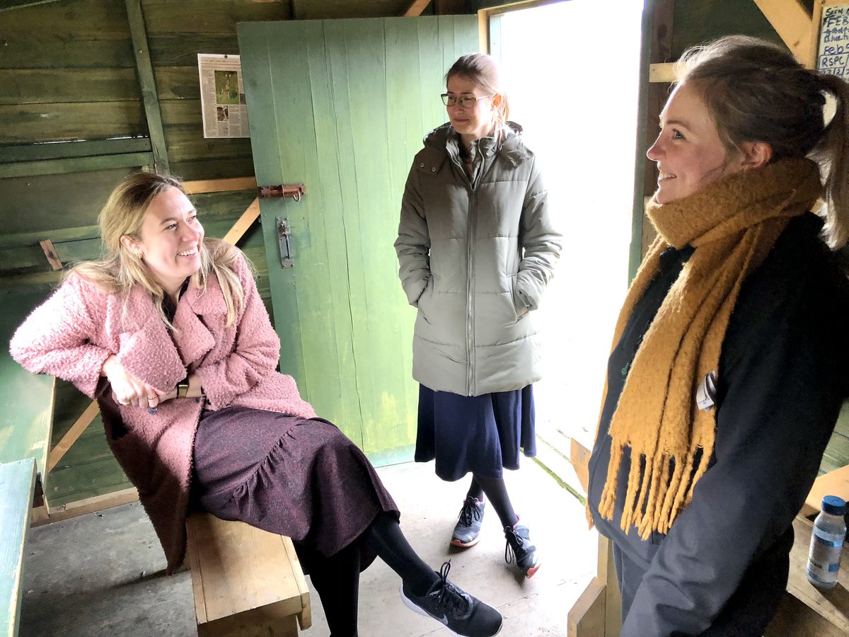 A lovely morning with @MWT_Ranger  showing @rebeccagcummins & Alice from @Lexcommuk round @manxnature’s Scarlett Nature Discovery Centre and Ballachurry Nature Reserve Talking about eco-tourism and the great wildlife that @BiosphereIOM has to offer @visitisleofman and @locateiom