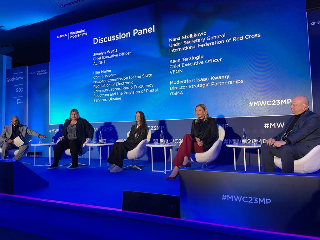 GSMAPolicy's tweet image. Commissioner @LiliiaMalon NCEC: 371 days since the full scale invasion of Ukraine, 371 since our lives completely changed. But it&apos;s also more than 1 year of understanding how crucial connectivity is, especially during war time. #MWC23MP