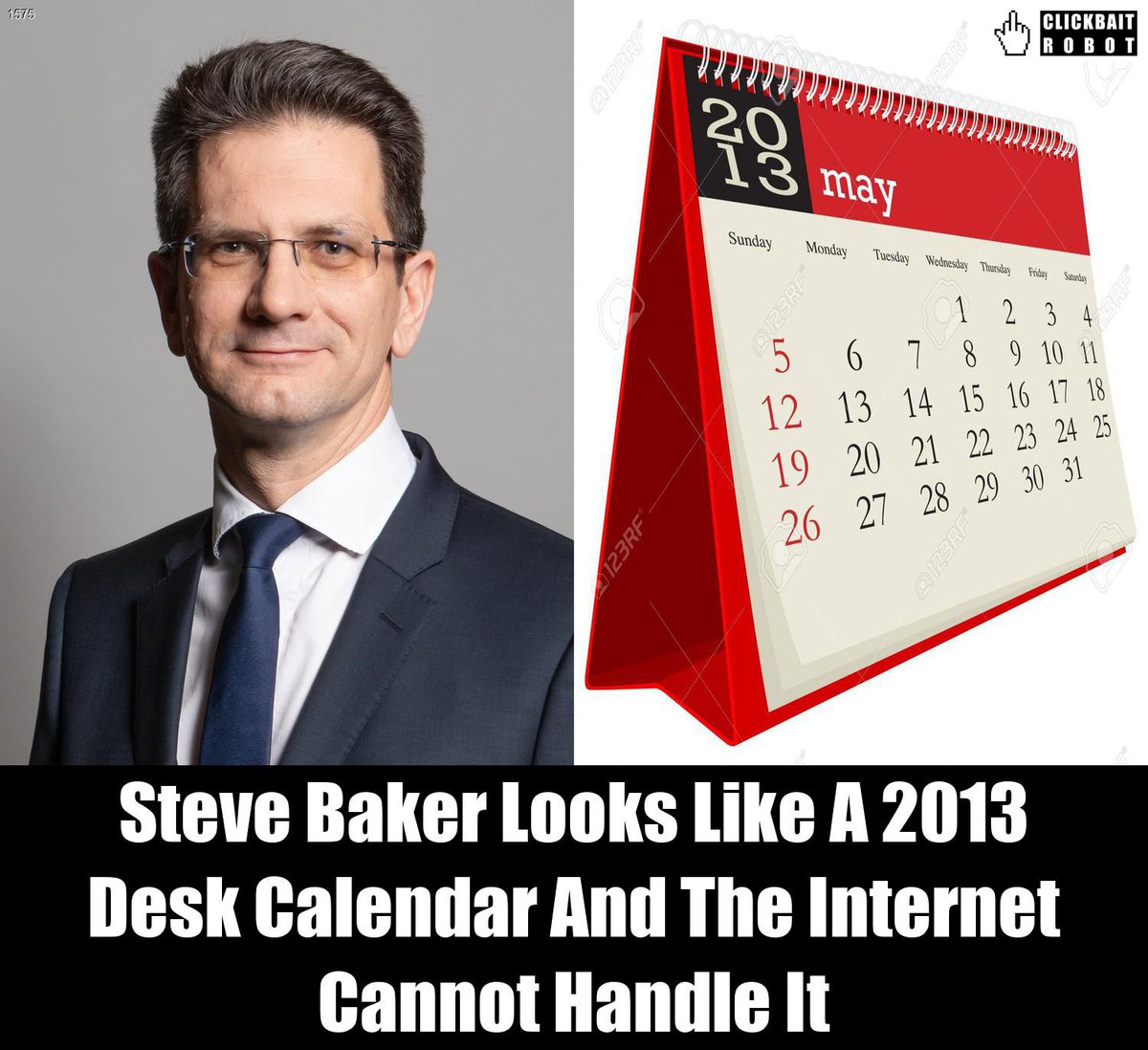 Steve Baker Looks Like A 2013 Desk Calendar And The Internet Cannot Handle It #SteveBaker