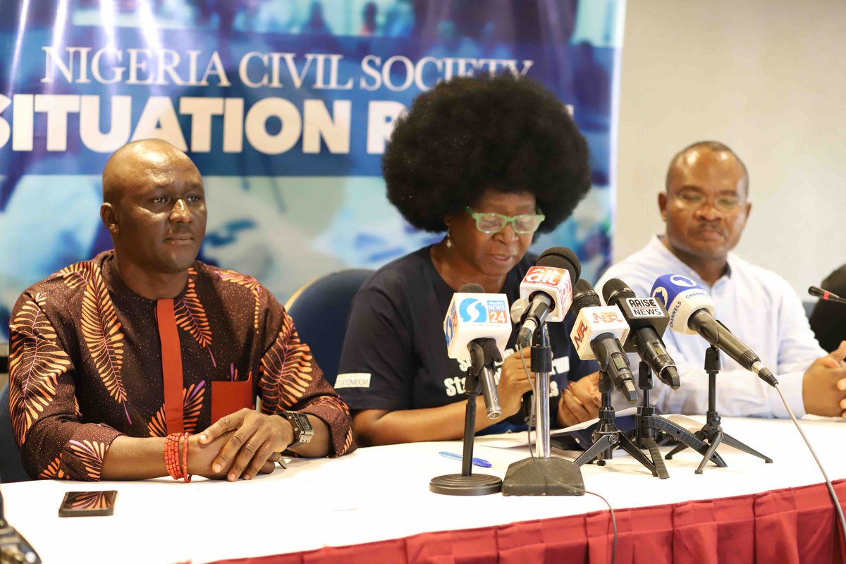 Nigeria Civil Society Situation Room tweet media