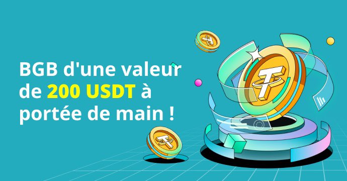 200 USDT sous BGB à gagner 🌞
￼
1️⃣ Rendez-vous sur la page de parrainage bitget.com/fr/referral

2️⃣ Cliquez sur “Invitez des amis”, et partagez votre lien de parrainage sur Twitter 

3️⃣ Saisissez votre tweet partagé sur Twitter et votre UID Bitget dans le formulaire