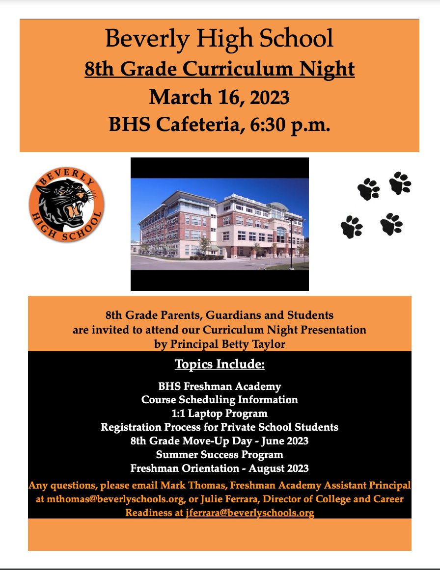 Beverly High School (@beverly_high) on Twitter photo 