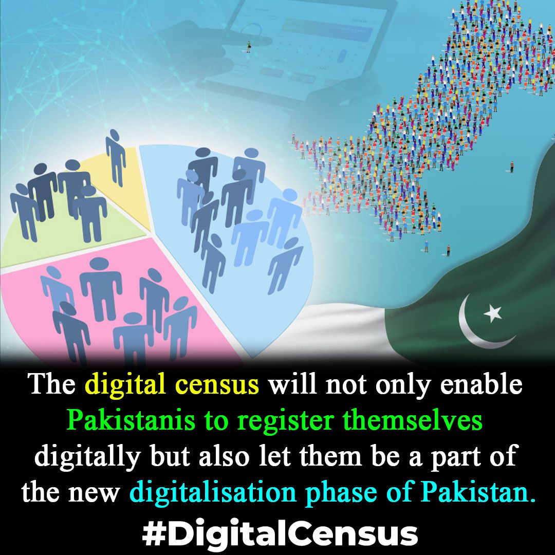 Ashu321_'s tweet photo. The old traditional way of census will soon end in Pakistan. Now Pakistan is starting digital census that will give us accurate information about population.
#DigitalCensus https://t.co/Mw361cPBy8