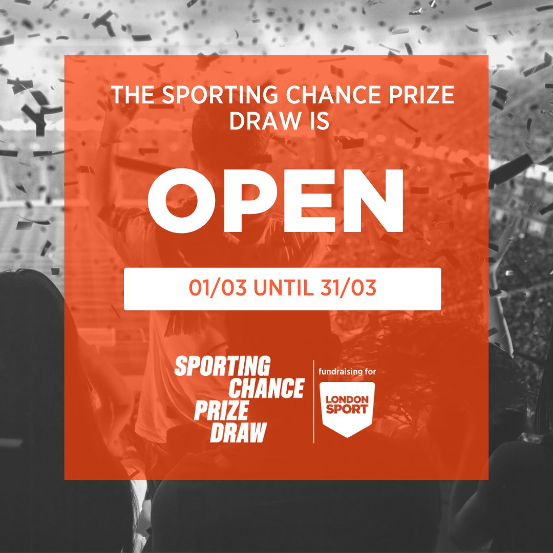 <a href="/SportingDraw/">Sporting Chance Prize Draw</a> 2023 has officially opened. 

80 amazing sporting prizes are up for grabs including Paris Olympic tickets, VIP premier league football experiences and more!

Buy your ticket, &amp; support our charities vital work here ➡ bit.ly/3ZcFcHA