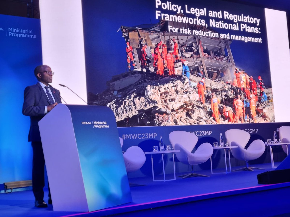 "The role of #connectivity goes beyond commerce. It is about sustainable, meaningful connectivity for humanity - before, during and after disaster strikes." <a href="/cosmaszavazava/">Cosmas Zavazava</a> from <a href="/ITU/">Int’l Telecommunication Union</a> speaking at the 'Connectivity for Humanitarian Impact' session at #MWC23MP.

#M4DatMWC #MWC23