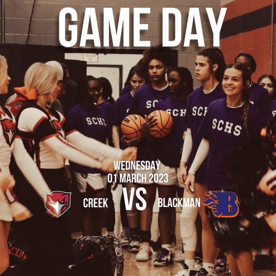 🏀 | Region 4A CHAMPIONSHIP
⚙️ | Stewarts Creek 🆚 Blackman
📆 | March 1
⏰ | 7PM
🎟 | $7 at the gate
📍 | Blackman High School

#playfornae