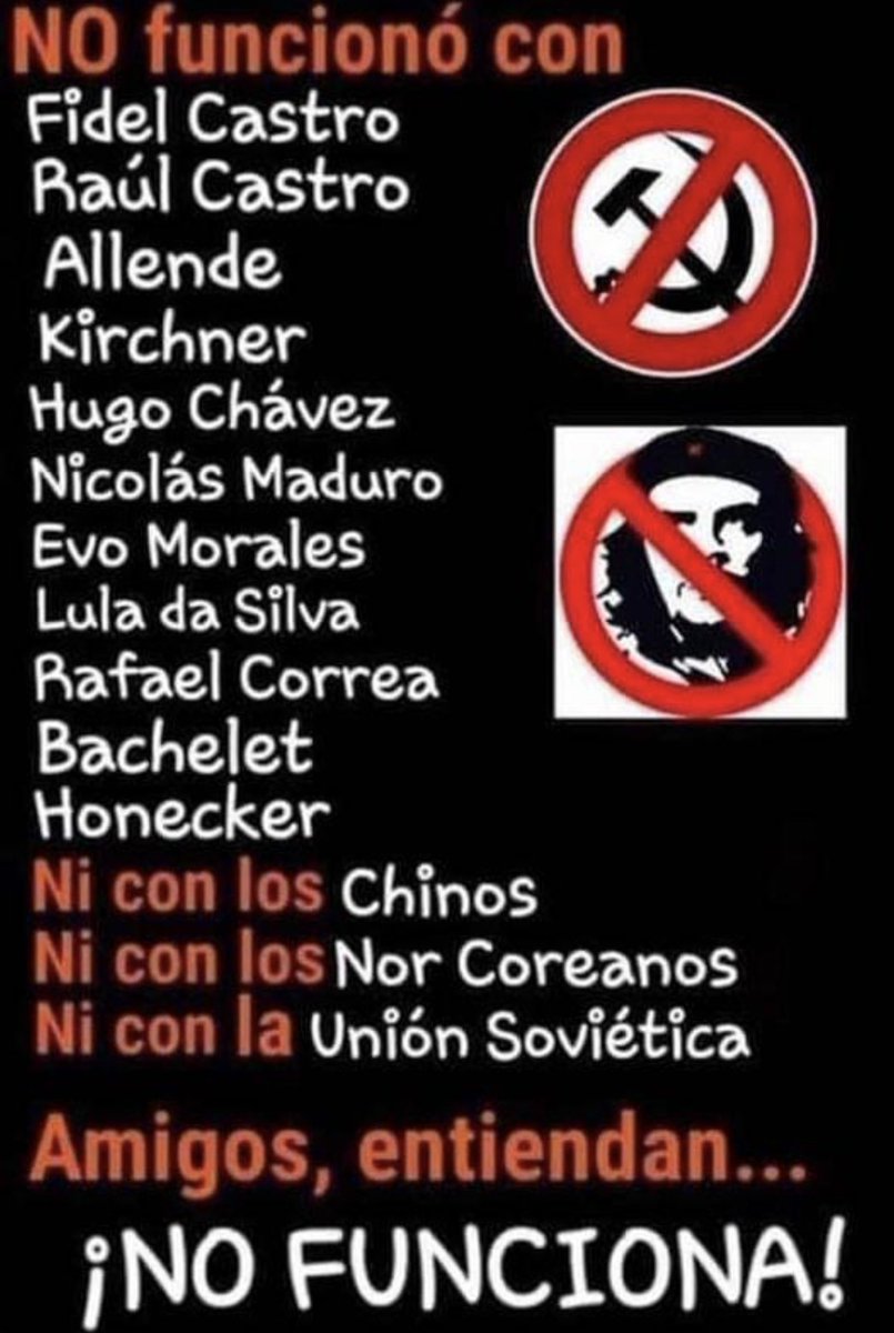 JorgeAS09393178's tweet photo. @DrRobertoMOjeda @DiazCanelB @PartidoPCC @PresidenciaCuba @IzquierdaUnid15 @DeZurdaTeam_ @aylinalvarezG @GHNordelo5 @cubacooperaven @unidad_central @cubadebatecu Fidel vuelve a mentir......
No importa cuando lo leas.
#CubaEstadoFallido 
#NoAlCastroChavismo 
#CubaEstadoTerrorista 

El Castro-Chavismo no es la ideología de los pobres. El Castro-Chavismo es la ideología de los ignorantes. https://t.co/mmLyStuU9x