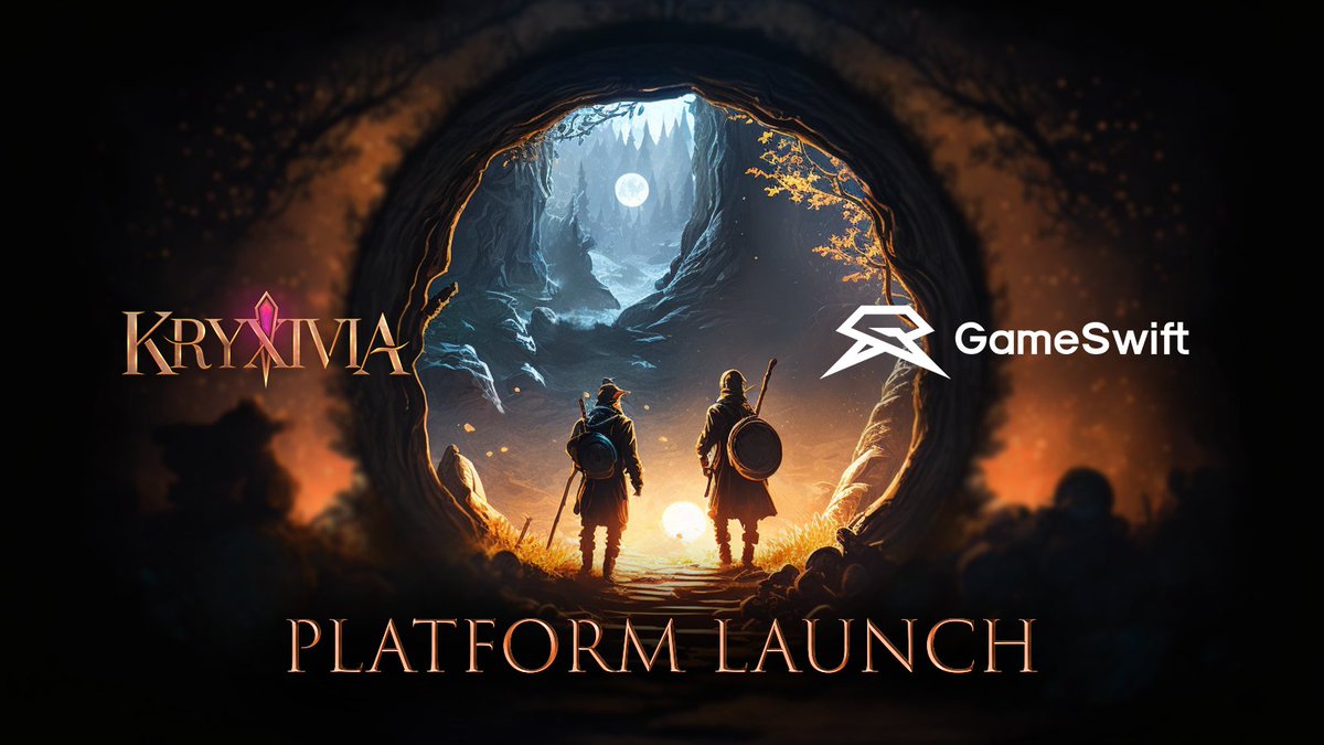 Kryxivia Game (@kryxivia) on Twitter photo The rumours are true! 🔥
Kryxivia has been featured as one of the first games on <a href="/GameSwift_io/">GameSwift AI 🎮</a> platform launcher! 🎮
We're over the moon (and beyond) to welcome new players to our realm! 🧙♂️
Sharpen your swords and dust off your magic spells, because we're ready for you! ⚔️ The rumours are true! 🔥
Kryxivia has been featured as one of the first games on <a href="/GameSwift_io/">GameSwift AI 🎮</a> platform launcher! 🎮
We're over the moon (and beyond) to welcome new players to our realm! 🧙♂️
Sharpen your swords and dust off your magic spells, because we're ready for you! ⚔️