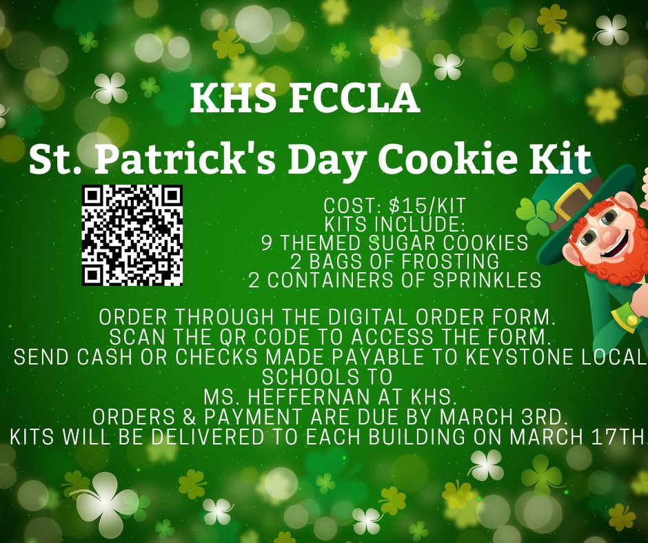 Orders close on Friday. 🍀

Scan the QR code or l click the link to access the digital order form.

forms.gle/ebDi5pPWvB2Sxu…