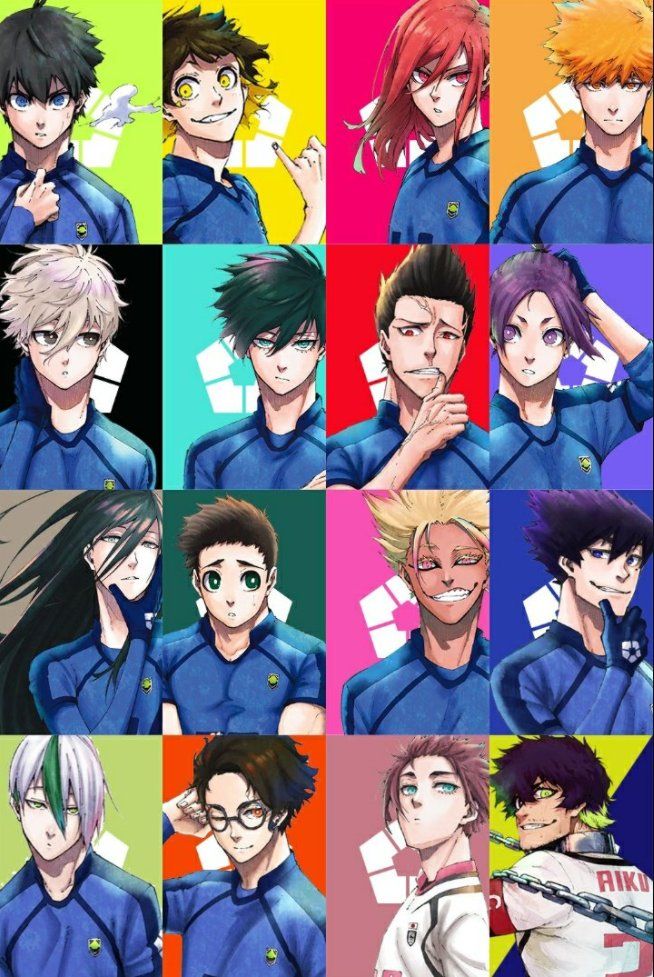 Daily BLUE LOCK⚽ on X: I'm curious, Which character's official color is  your favourite in bluelock?  / X