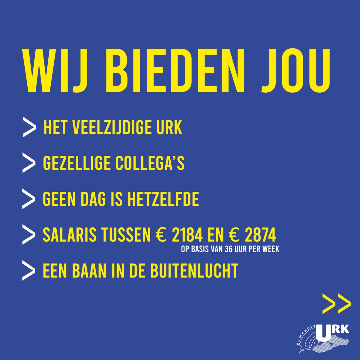 Wil jij groene vingers kweken? Misschien word jij dan wel onze nieuwe collega.
Wij zijn op zoek naar een BBL medewerker Wijkbeheer / specialisatie groen.

Bekijk de hele vacature op onze website urk.nl/bbl-medewerker…

#vacature #gemeenteurk #urk #komjijbijonswerken
