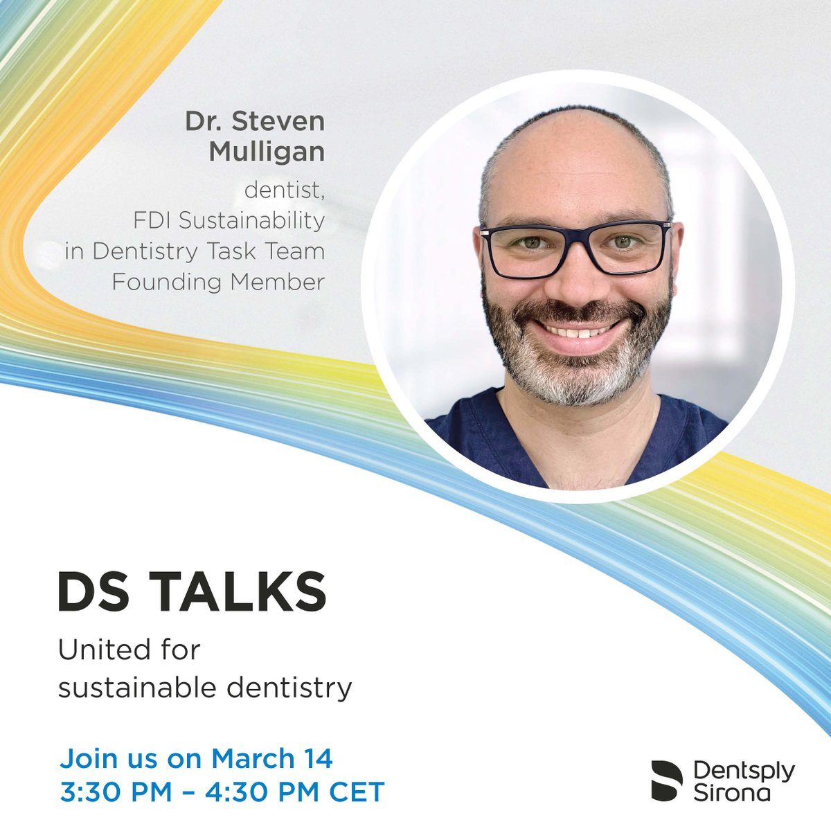 DentsplySirona's tweet photo. Join the DS Talks United for sustainable dentistry as we unite experts from different backgrounds and industries to discuss the vital topic of sustainable dentistry. @Haleon_health @fdiworlddental https://t.co/5Zo3V5tWg5 

#SustainableDentistry #Panel #DSTakingAction https://t.co/c3rhHXUeb0