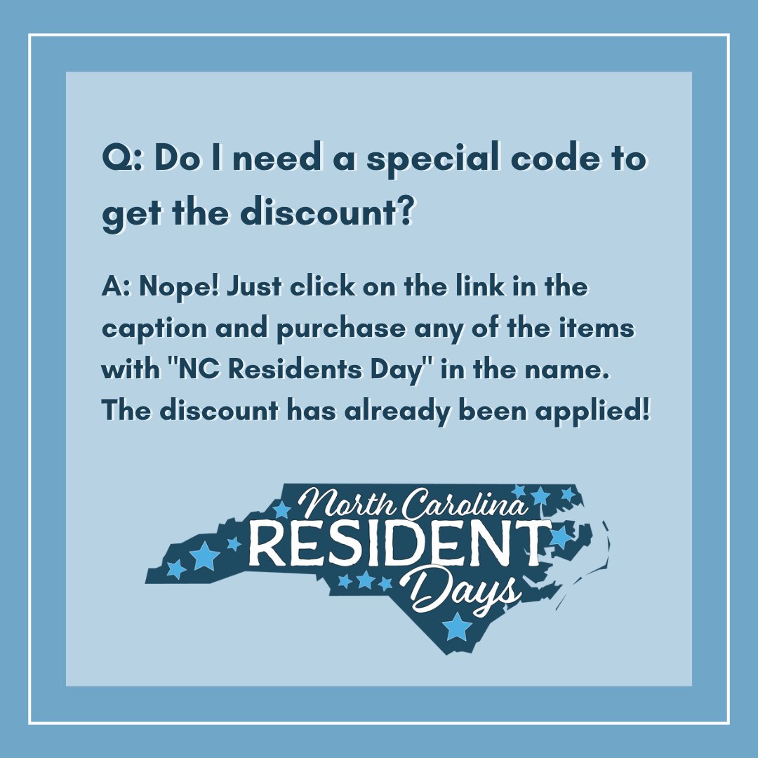 NC Resident Days start TODAY! 🎉 Do you have questions? We probably have answers! Check out these handy lil FAQ's 👇 🎟️ Purchase your tickets & passes online here: mysteryhill.net/3Zndl7A #mysteryhill #visitnc #exploreboone #blowingrock #northcarolina