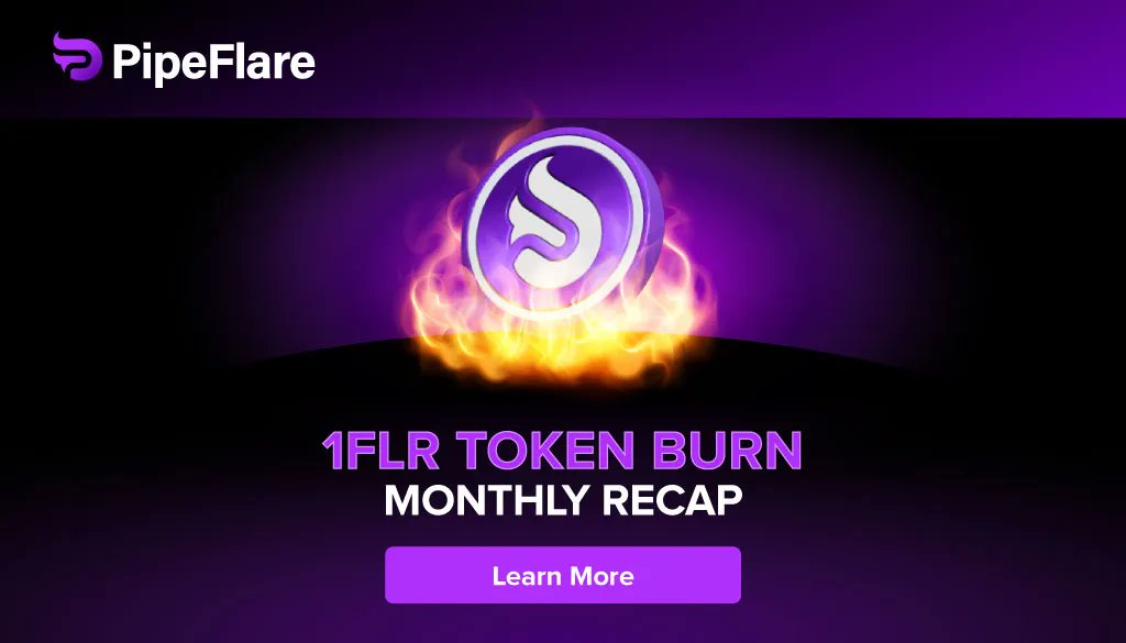 📈 We Are Excited To Share That We Burned Over 6.8 Million 1FLR Tokens In February. Stay Up To Date With Our Token Burns Here. 👉 buff.ly/3B5BUMY 

#1FLR  #TokenSpeculation  #CryptoInvesting  #BlockchainInvesting  #GamingTokens