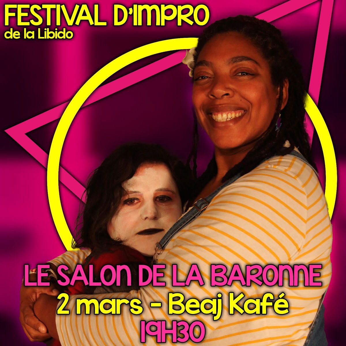Liibiido29's tweet photo. Deuxième semaine de festival. Jeudi à 19h30 au #BeajKafe à #Brest une plongée dans les dernières heures du XIX eme siècle: trois convives tenteront d’obtenir les faveurs de l’influent Baron en narrant leurs aventures improvisées. https://t.co/Fe7QGfddhR