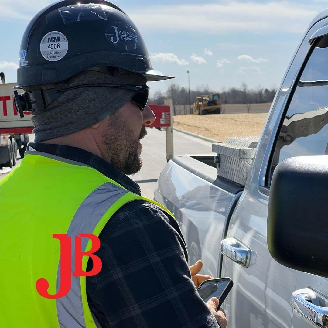 It's true that our guy Chris is a man of many hats, but we think the hard hat suits him best #TeamBeckner