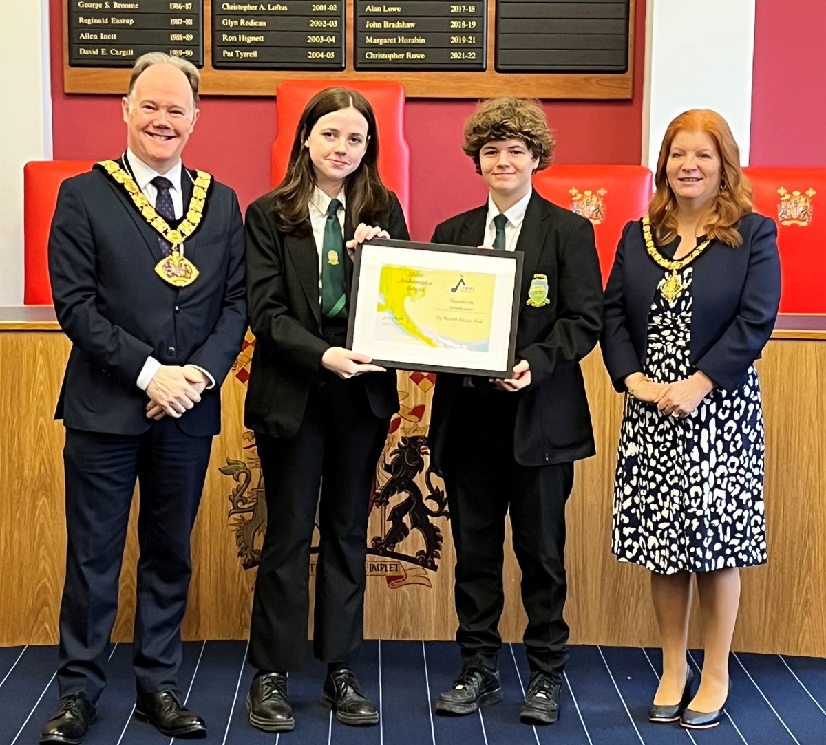 We were very proud to collect our Music Ambassador Award from The Mayor and Mayoress of Halton this morning. Thank you Accent Music Hub for this recognition and thank you to everyone involved in music at the school.