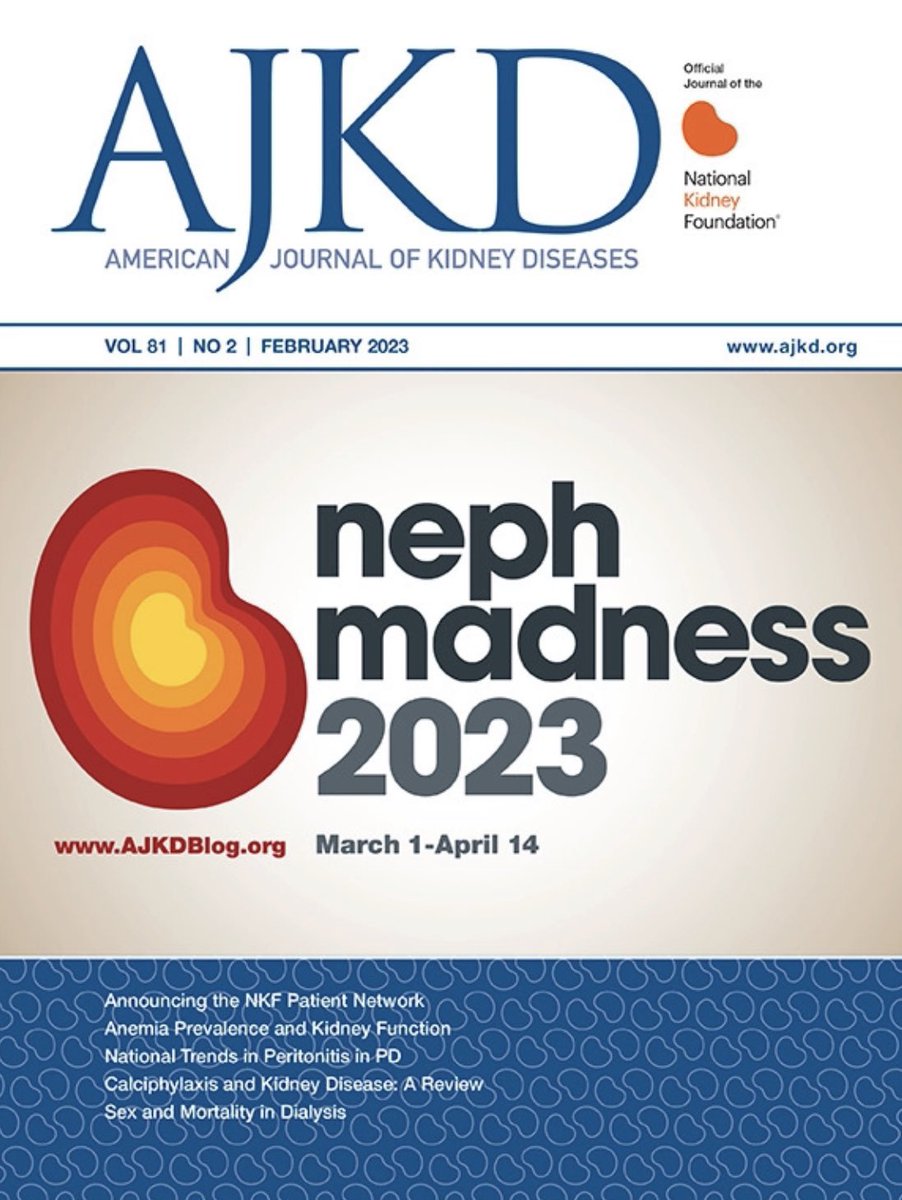 Hey #Nephpearls followers 

#NephMadness 2️⃣🏀2️⃣3️⃣ is upon us‼️

LIKE ❤️ If this is the first time you’ve heard about it (if so, please click on link) 

RETWEET 🔄 If you’re going to participate 

Link 👉🏼 ajkdblog.org/2022/03/01/wel… via <a href="/AJKDonline/">AJKD</a>