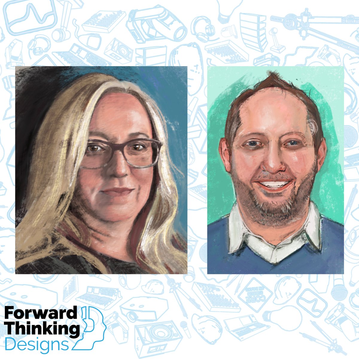 Today we celebrate and honor our Founders/Owners, Melanie and Evan Hall, on THIRTEEN years with Forward Thinking Designs!