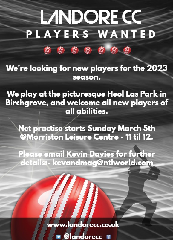 Landore Cricket Club tweet media