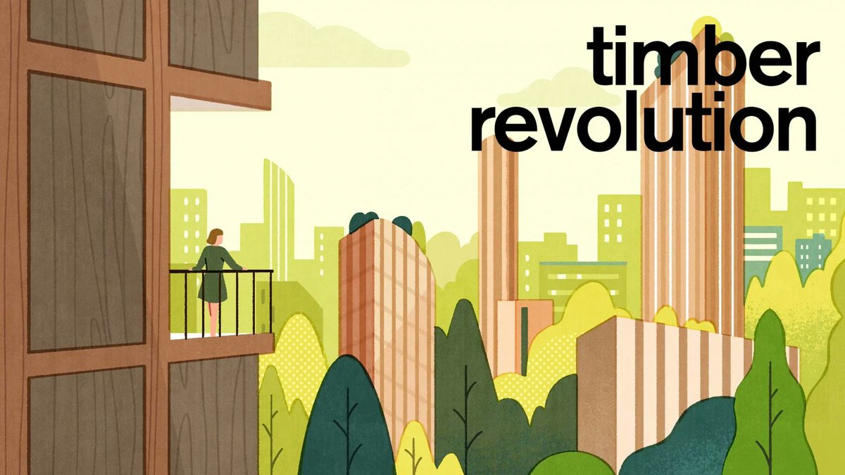 Dawn of the timber revolution! @Dezeen's latest series asks whether mass timber can break steel and concrete's hold over the construction industry – dezeen.com/2023/03/01/the…