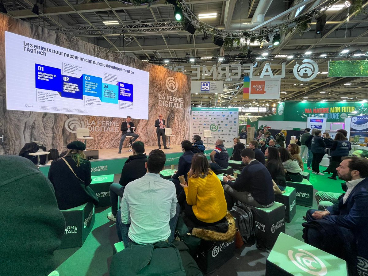 Demeter était présent au Salon de l'Agriculture sur le stand de La Ferme Digitale pour parler du financement de l'#agritech