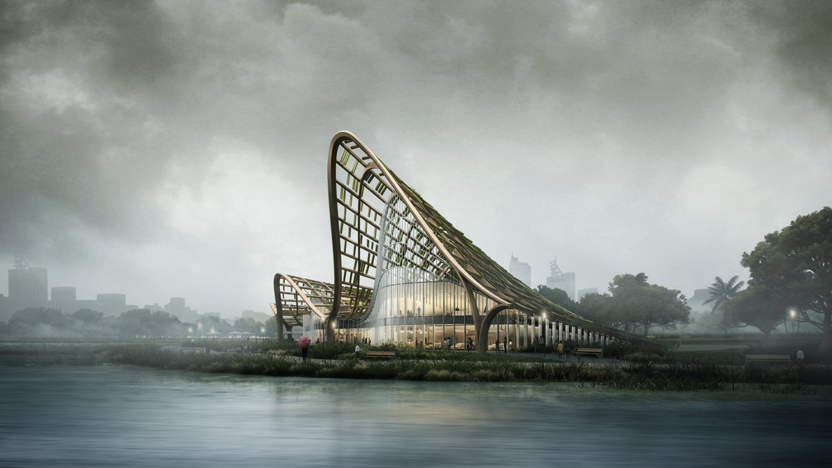 Chapman_Taylor's tweet photo. Concept Design for Lingang District Investment and Planning Exhibition Centre, China

https://t.co/ZkcxmJejKG 
 
#ExhibitionCentre #ExhbitionCenter #Architects #Designers #Architecture #Design #DishuiLake #Lingang #China https://t.co/inHv62D2oG