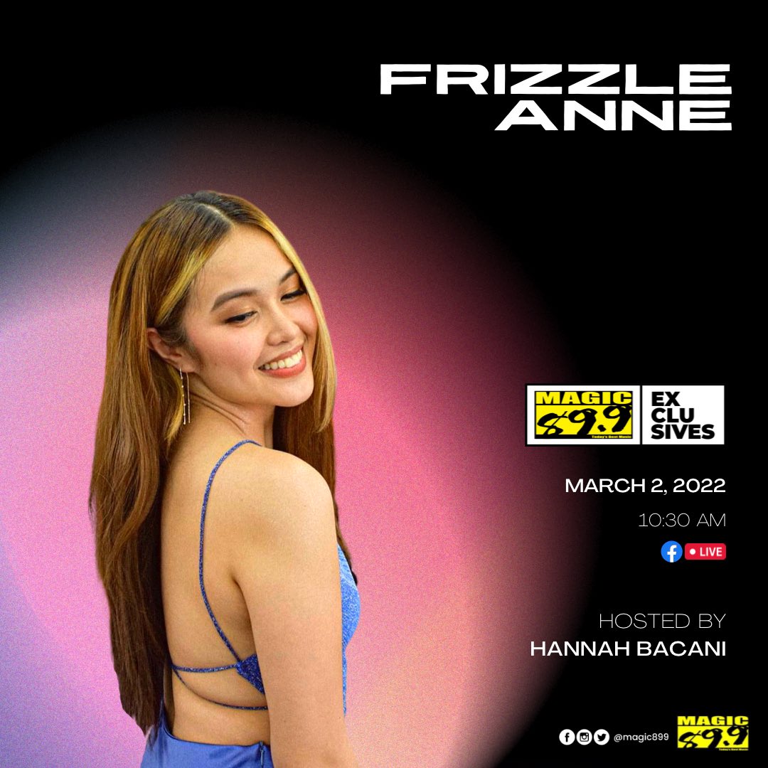 Don't you just love local? And that's why we're showing some love to home grown talent <a href="/FrizzleAnne_/">Frizzle Anne Music</a>, as we find out more about her and her track with Jroa, Akin Ka Lang, on Thursday at 10:30am, with our very own <a href="/HannahBacani/">Hannah Bacani</a>, here on Magic 89.9! 🙌