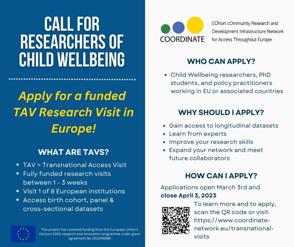 Sinead Downey (@sinead_downey_) on Twitter photo <a href="/coordinate_eu/">Coordinate Network (EU)</a> 's 3rd TAV call opens THIS FRIDAY! Please spread the word to all European child wellbeing researchers & policy practitioners!
Learn more & apply on the website: coordinate-network.eu/transnational-…
#COORDINATE_TAV <a href="/coordinate_eu/">Coordinate Network (EU)</a> 's 3rd TAV call opens THIS FRIDAY! Please spread the word to all European child wellbeing researchers & policy practitioners!
Learn more & apply on the website: coordinate-network.eu/transnational-…
#COORDINATE_TAV