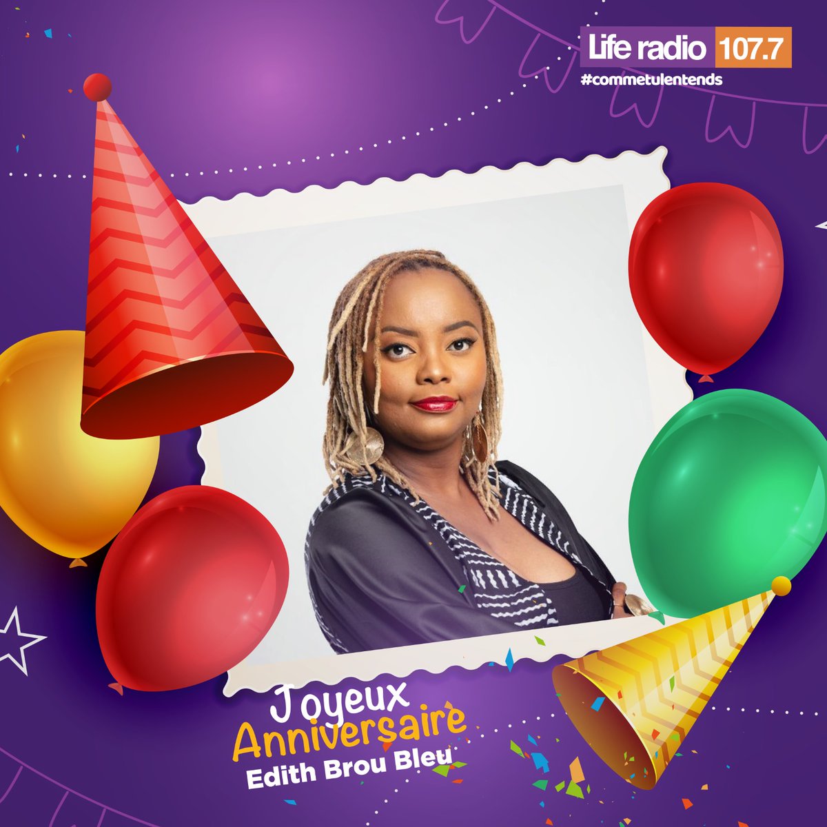 Liferadiociv's tweet image. 🥳Aujourd’hui c’est l’anniversaire de  @edithbrou .🎉

Alors quels sont vos vœux pour elle ?

#Liferadio #commetulentends #happybirthday