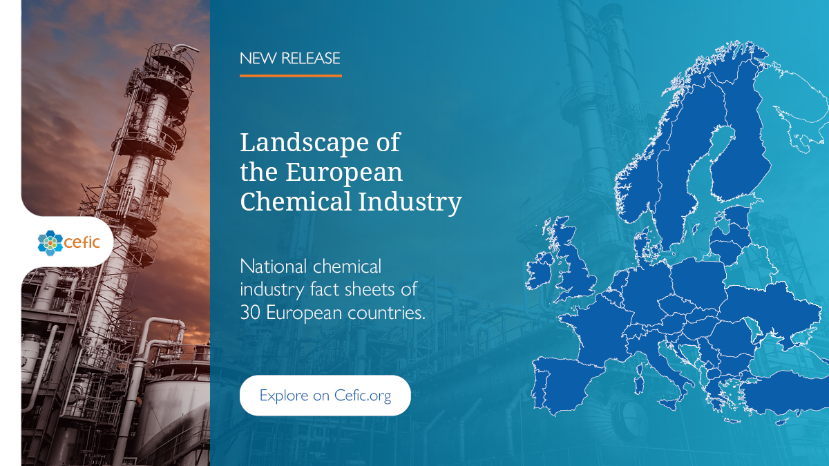 Proud to announce the publication of the Landscape of the European #ChemicalIndustry! 🌍 

This manifold landscape includes national data of 30 different European countries. 🇪🇺🚀

cefic.org/a-pillar-of-th…