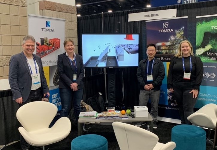 TOMRAMining's tweet image. We are ready to welcome you on our booth # 1938 in the Exhibit Hall, Colorado Pavillion at #MINEXCHANGE in Denver, Colorado. Discover our #TOMRA PRO Tertiary LASER sorter and find out how #SensorBasedSorting can unlock value from your mining operation